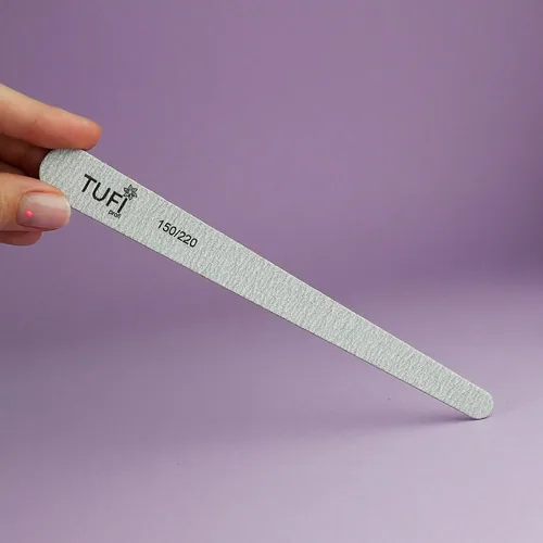 The nail file TUFI profi PREMIUM polyurethane-based 150/220, 17.8 cm 1 pc (0102946)