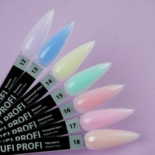 Acrylic gel TUFI profi PREMIUM 16 Rose hip 15 g (0121670)