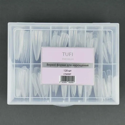 Верхние формы для наращивания TUFI profi PREMIUM стилет 120 шт (0297497)