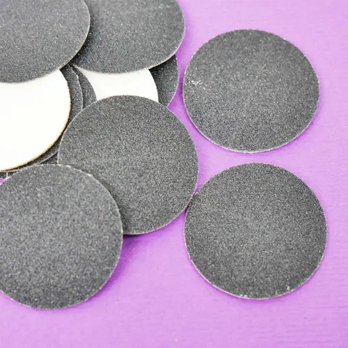 Podo TUFI profi  PREMIUM  replaceable files for pedicure disk 20 mm 240 grit 50 pcs (0101570)