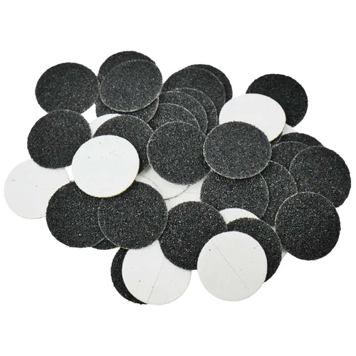 Podo TUFI profi PREMIUM replaceable files for pedicure disk 20 mm 80 grit 50 pcs (0101568)