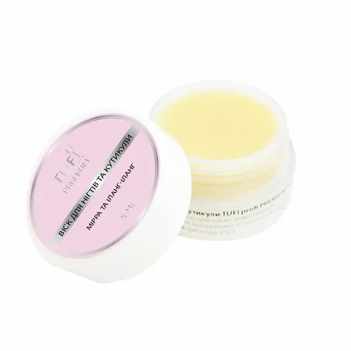 Wax for nails and cuticles TUFI profi PREMIUM myrrh and ylang ylang for Japanese manicure 5 ml (0120733)