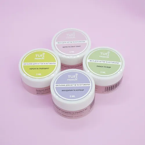 Бальзам для ногтей и кутикулы TUFI profi Мандарин и Корица для японского маникюра 5 мл (0120742)