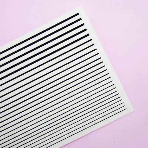 Гибкие ленты 3D для ногтей TUFI profi Черные (0121125)