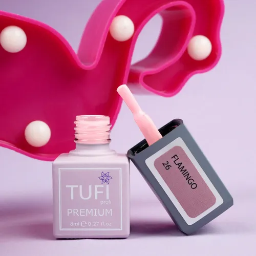 Гель-лак TUFI profi FLAMINGO 26 Яблоневый цвет 8 мл (0132494)