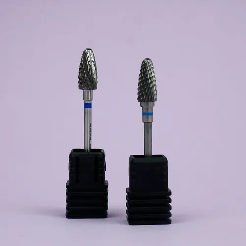 Cutter for manicure TUFI profi PREMIUM carbide corn 110 642REV reversible blue cut