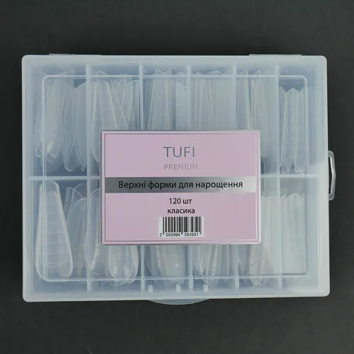 Upper forms for nail extension TUFI profi PREMIUM classic 120 pcs (0195433)