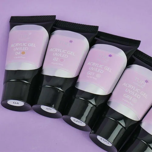 Acrylic gel TUFI profi  PREMIUM  G02 Shine Rose 15 g (0098913)