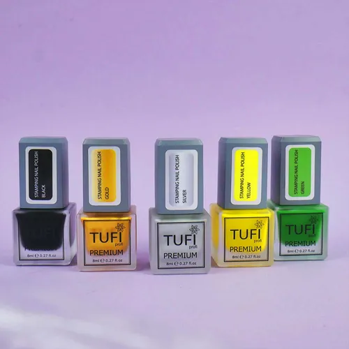 Stamping nail polish TUFI profi PREMIUM Stamping green 8 ml (0295879)
