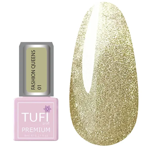 Gel polish TUFI profi PREMIUM Fashion Queens 01 Crystal Serenade 8 ml (0318242)