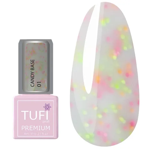 TUFI profi PREMIUM Candy Base 01 mille-feuille 8 мл (0295669)