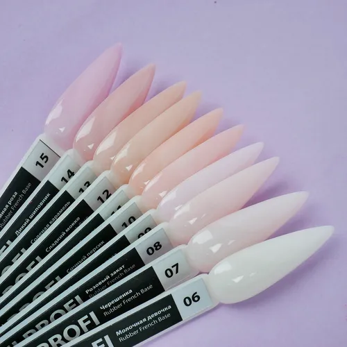 TUFI profi PREMIUM RUBBER FRENCH BASE 009 Cold rose 8 ml (0123395)