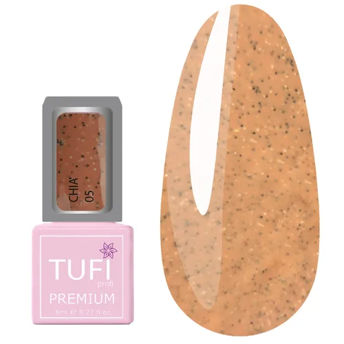 Gel polish TUFI profi PREMIUM Chia 05 milk chocolate 8 ml (0295688)