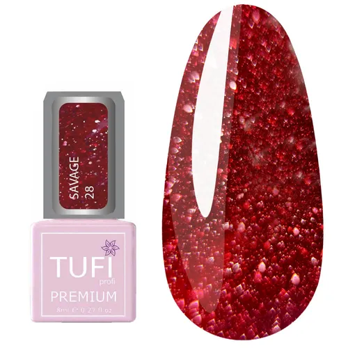 Gel polish TUFI profi PREMIUM Savage 28 reflective Buenos Aires 8 ml (0227081)