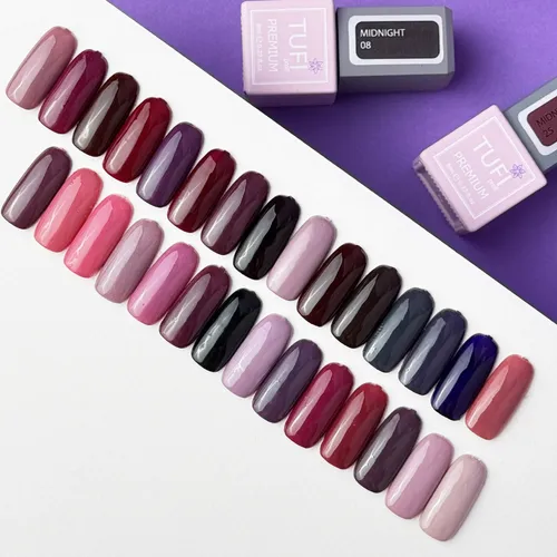 Gel polish TUFI profi PREMIUM Midnight 18 Purple opera 8ml (0102636)