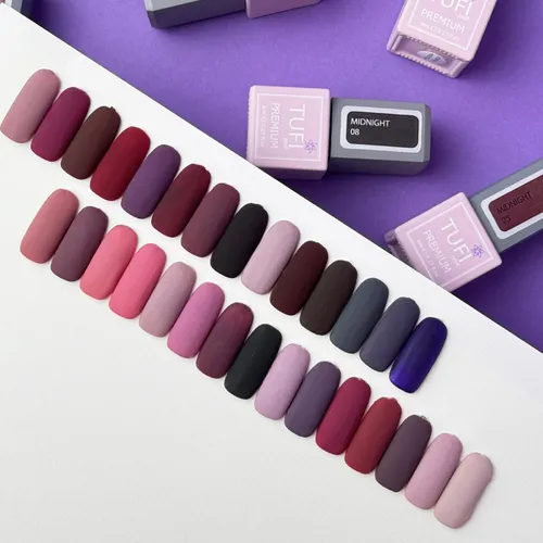Gel polish TUFI profi  PREMIUM  Midnight  06 Crushed violet 8ml (0102624)