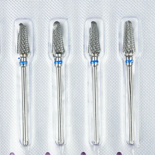 Фреза для маникюра TUFI profi Зонтик средний WG086 твердосплавная синяя