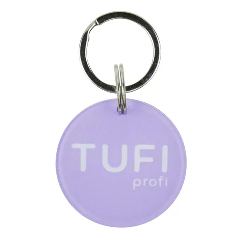 Брелок Tufi profi лавандовий "знаю як пиляти" (0326502)