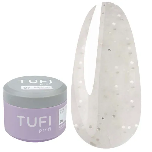 Builder Gel UV/LED 07 White Frost 30ml TUFI profi
