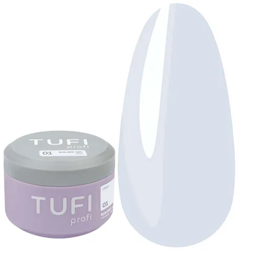 TUFI profi Builder Gel UV/LED 01 Clear 50ml (0330028)