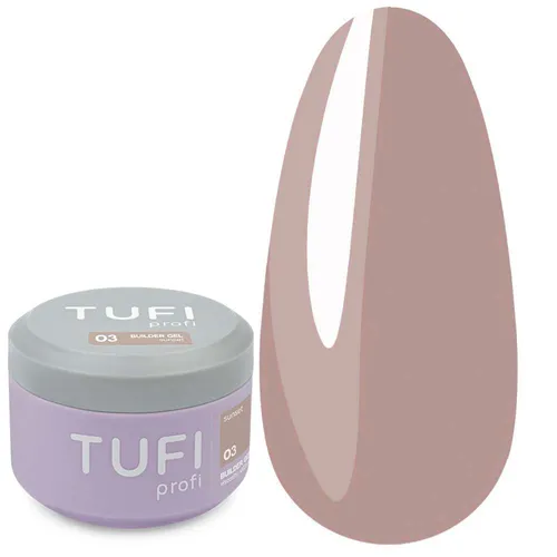 Гель для наращивания TUFI profi Builder Gel UV/LED 03 Sunset 50ml (0330029)