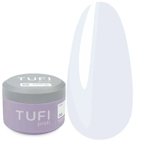 TUFI profi Builder Gel UV/LED 08 Milky 50ml (0330032)