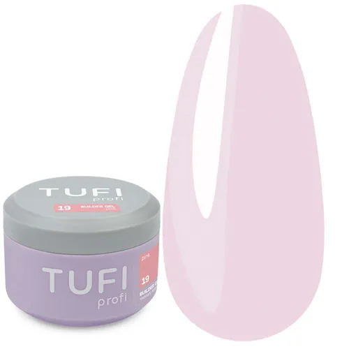 TUFI profi Builder Gel UV/LED 19 Pink 50ml (0330040)